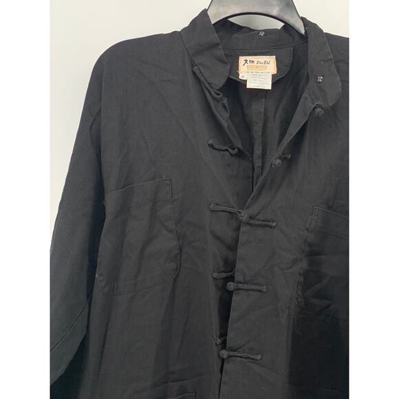 DADI Men's Black Button-Up Long Sleeve Casual Shirt SZ XL - Picture 3 of 8